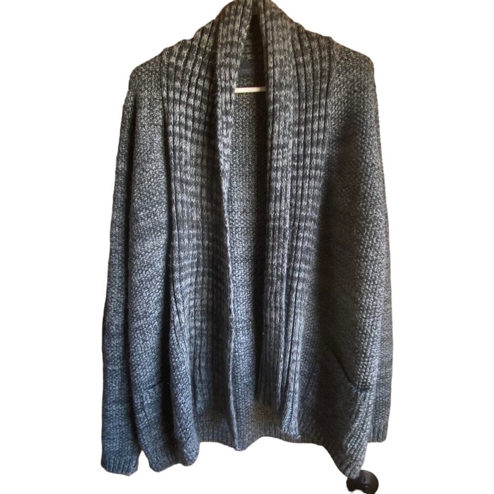 SPARKLE & FADE / UO knit Open Cocoon cowl neck Cardigan Sweater M Flaw